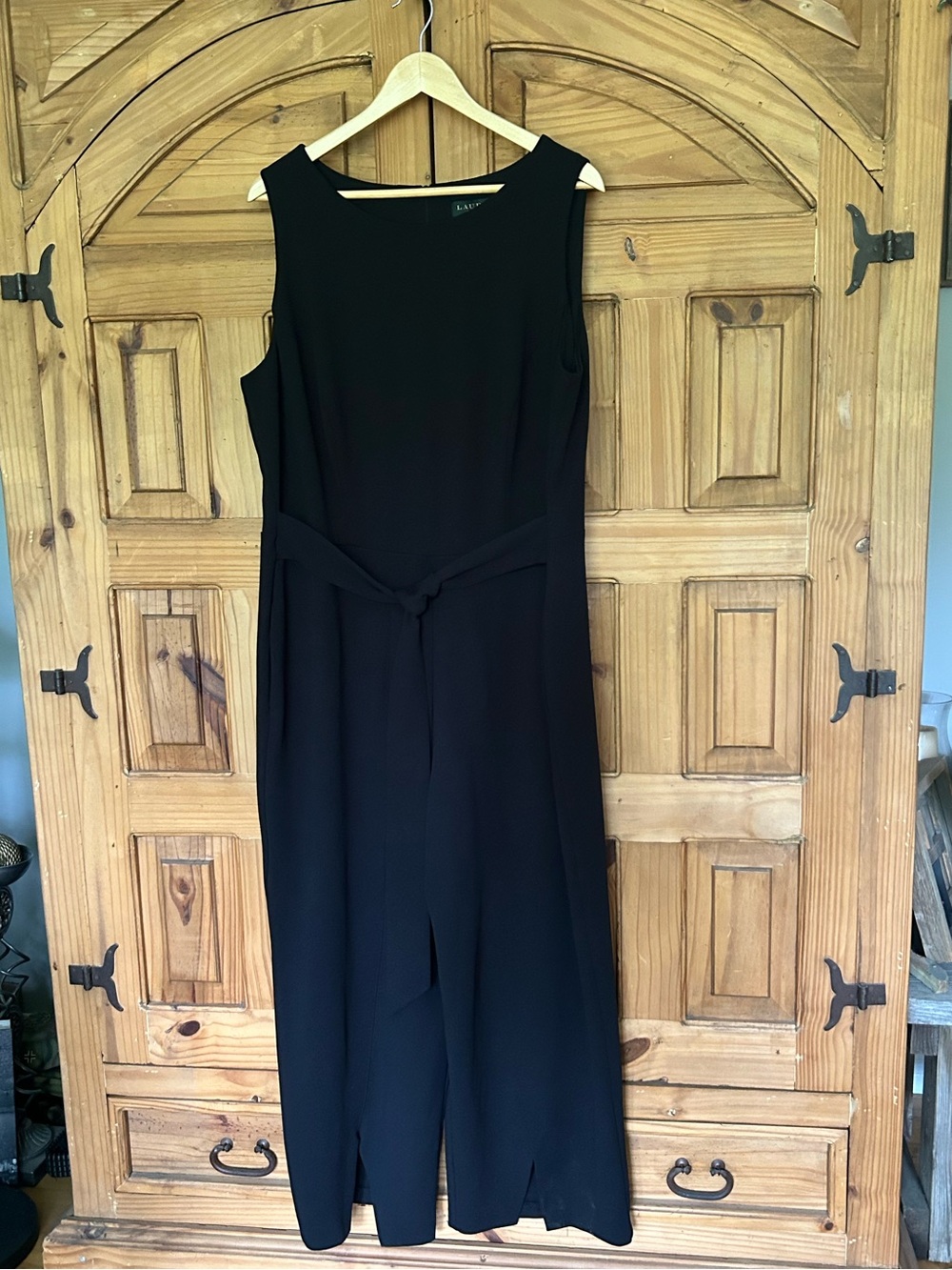 LAURA Plus Sleeveless Jumpsuit Wide Leg
